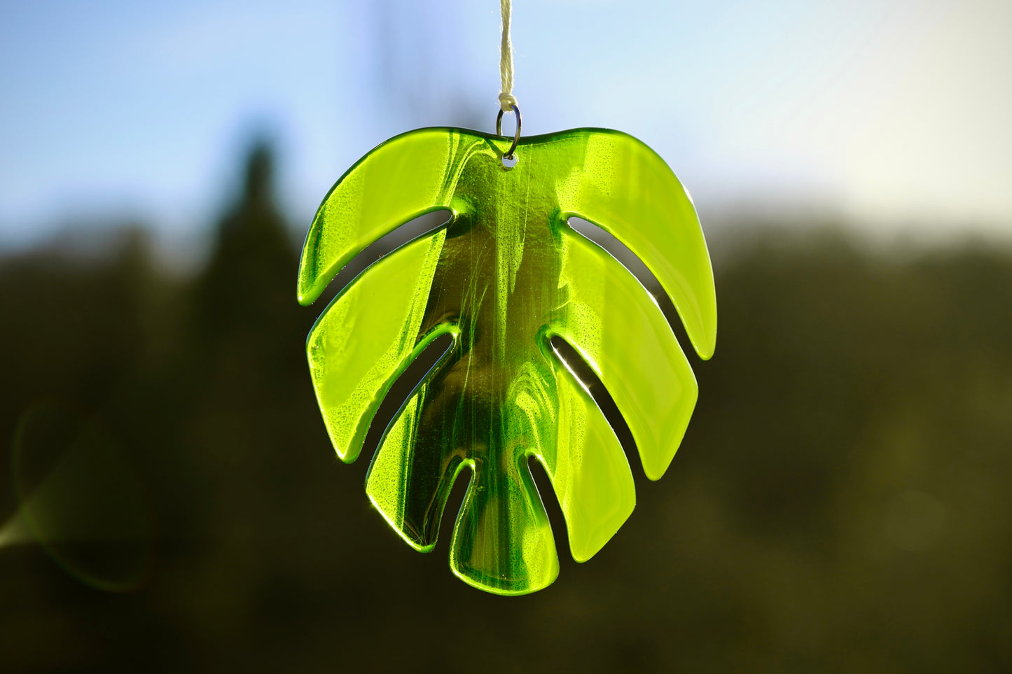 Sonnenfänger Monstera-Blatt