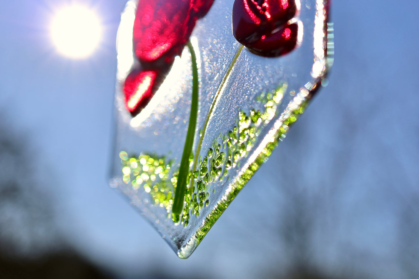 Sonnenfänger Mohnblumen