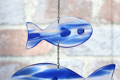 Sonnenfänger "Blaue Fische"