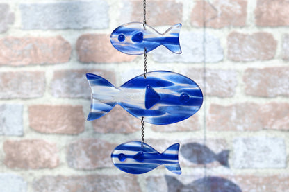 Sonnenfänger "Blaue Fische"