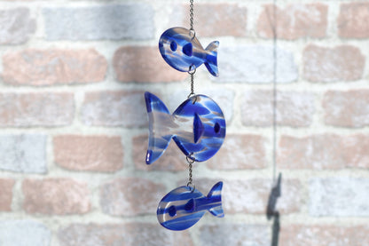 Sonnenfänger "Blaue Fische"