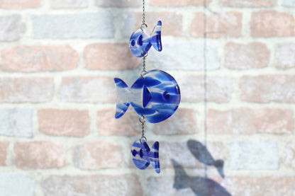 Sonnenfänger "Blaue Fische"
