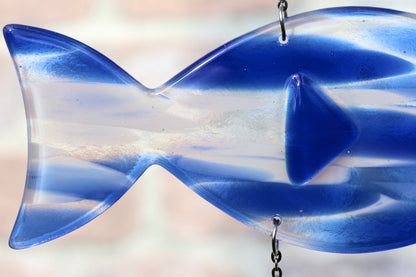 Sonnenfänger "Blaue Fische"