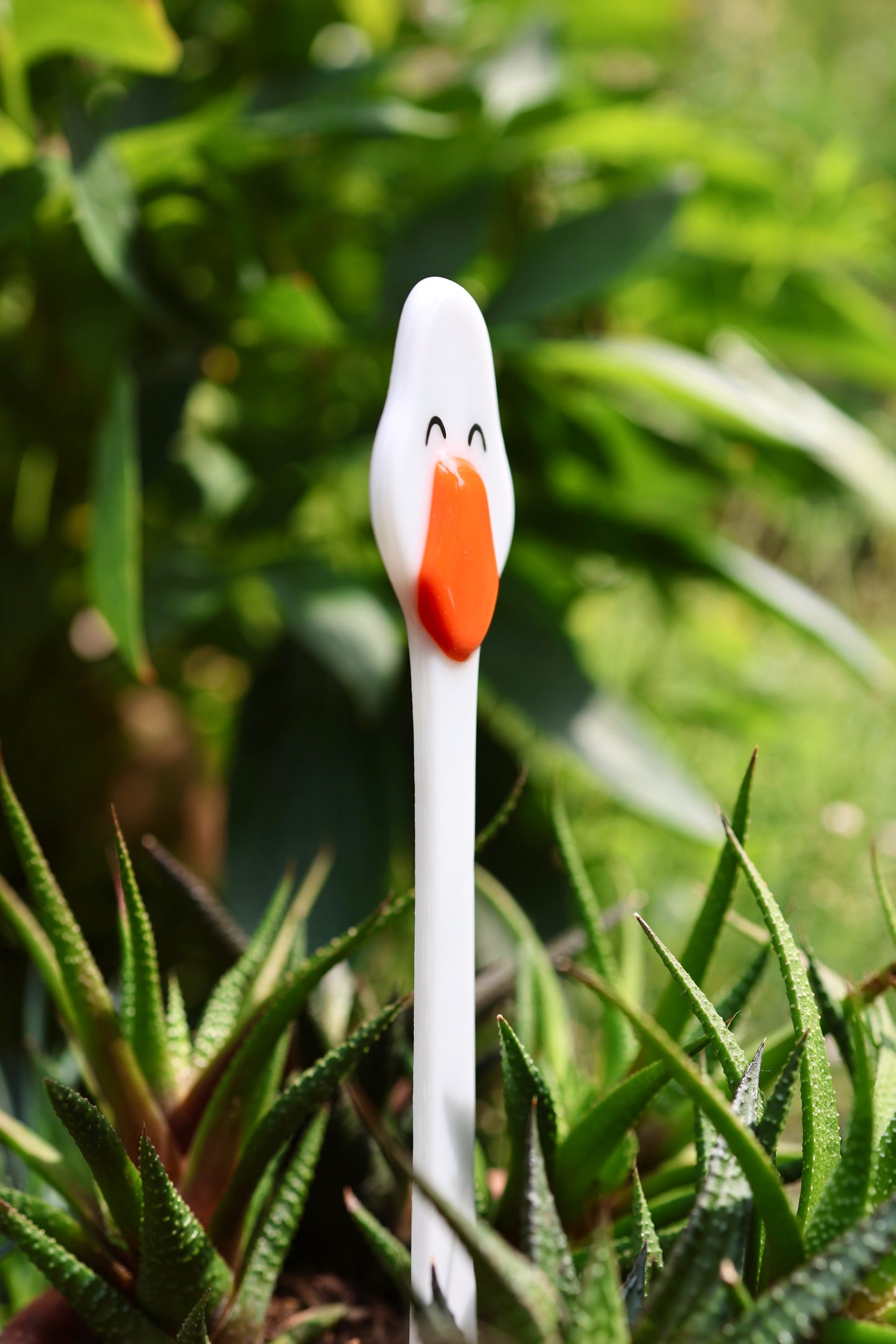 Blumenstecker "Glückliche Gans"