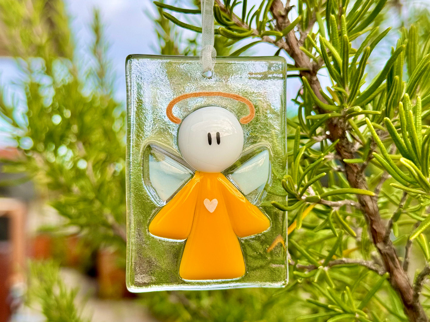 Sonnenfänger "Schutzengel" (gelb)