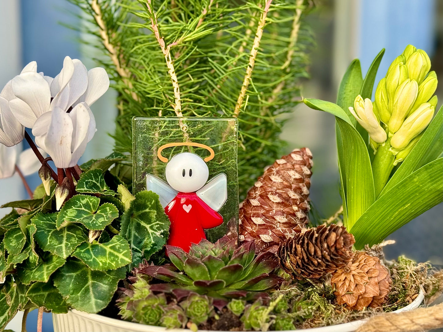 Sonnenfänger "Schutzengel" (rot)