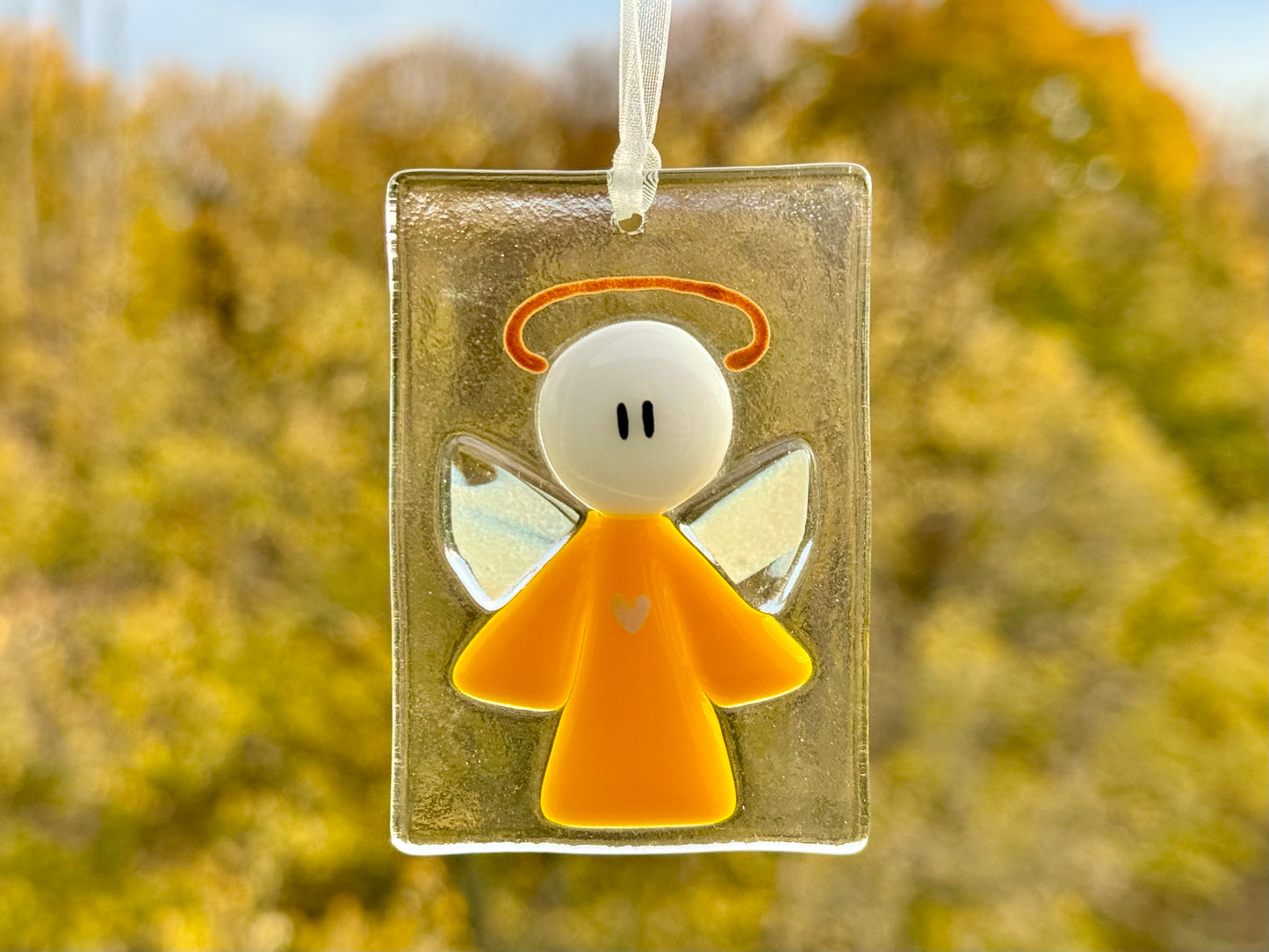 Sonnenfänger "Schutzengel" (gelb)