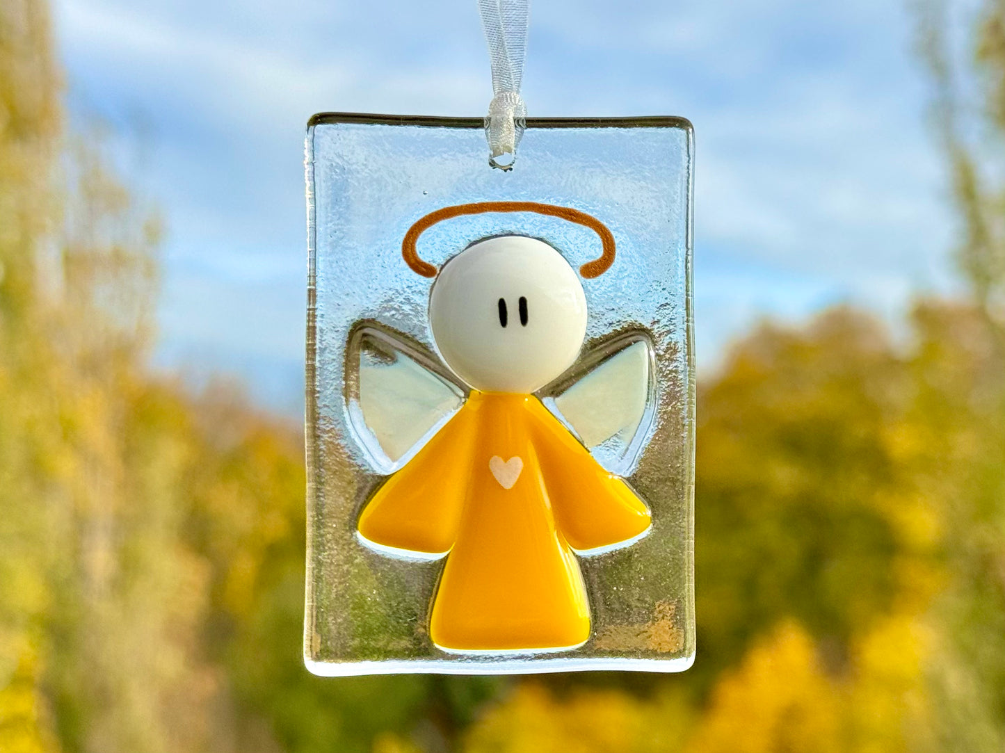 Sonnenfänger "Schutzengel" (gelb)