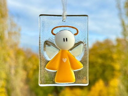 Sonnenfänger "Schutzengel" (gelb)