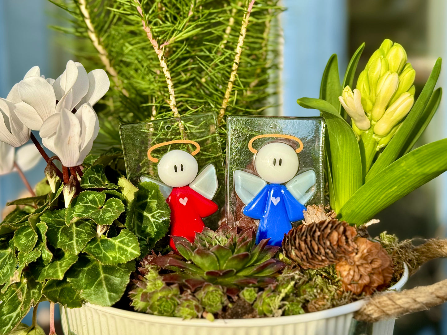 Sonnenfänger "Schutzengel" (rot)