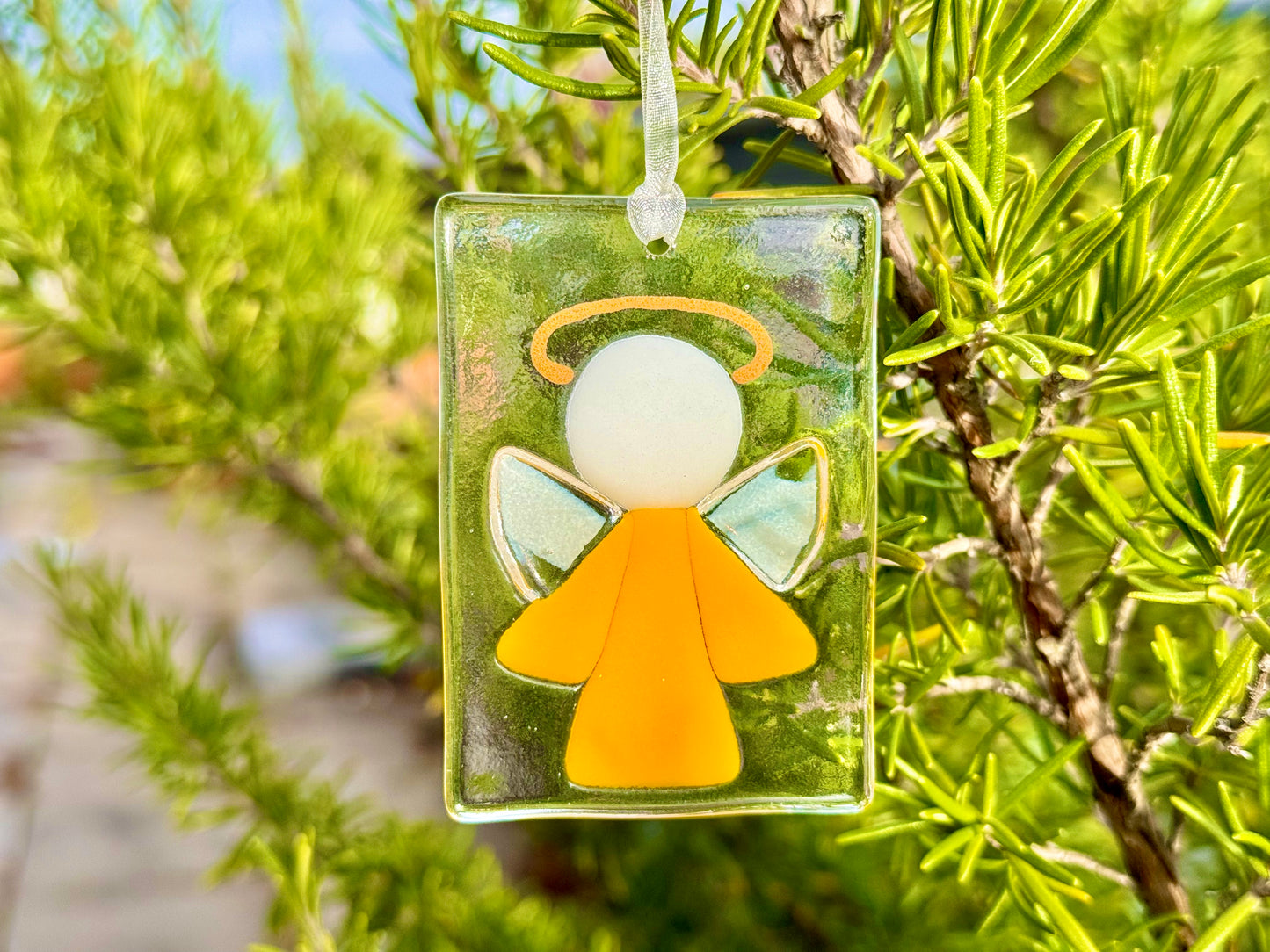 Sonnenfänger "Schutzengel" (gelb)