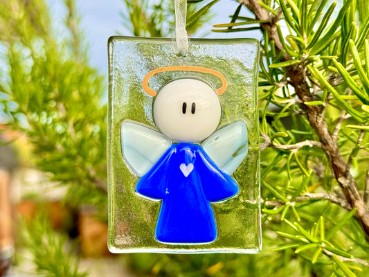 Sonnenfänger "Schutzengel" (blau)