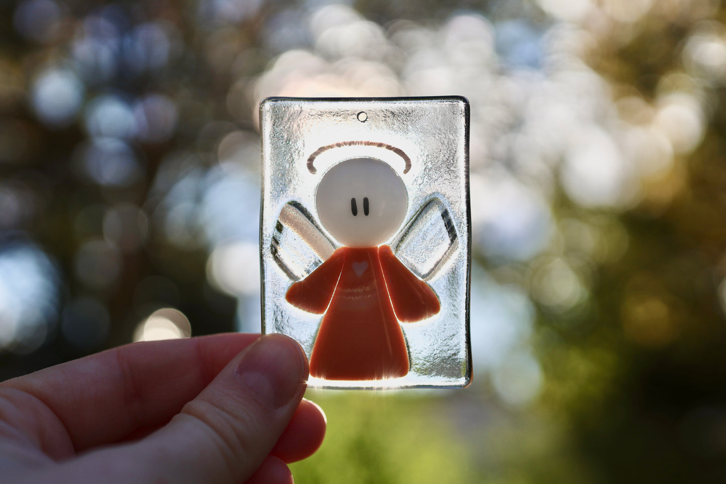 Sonnenfänger "Schutzengel" (orange)