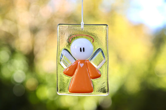 Sonnenfänger "Schutzengel" (orange)