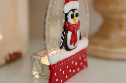 Teelichthalter "Kleiner Pinguin"