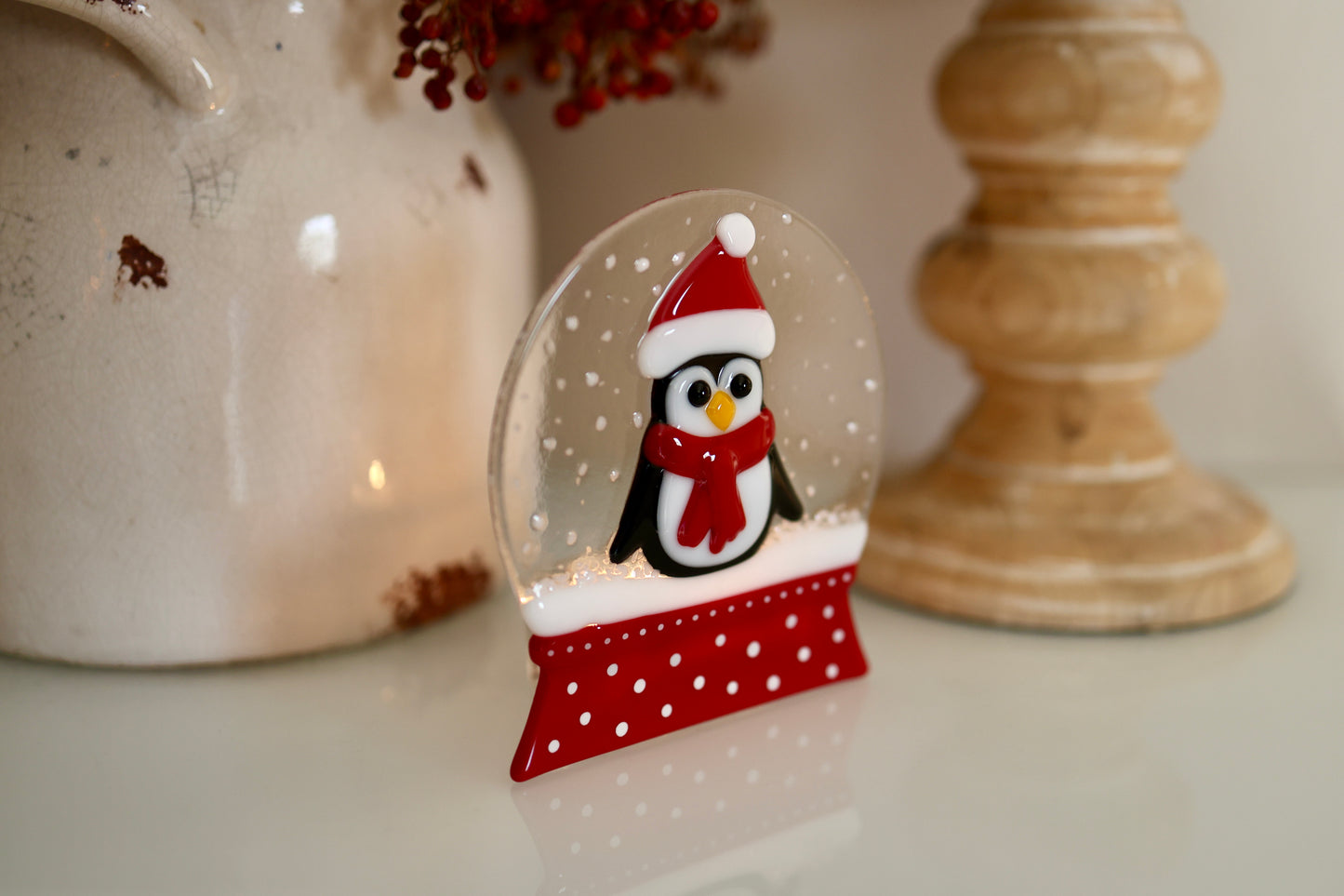 Teelichthalter "Kleiner Pinguin"