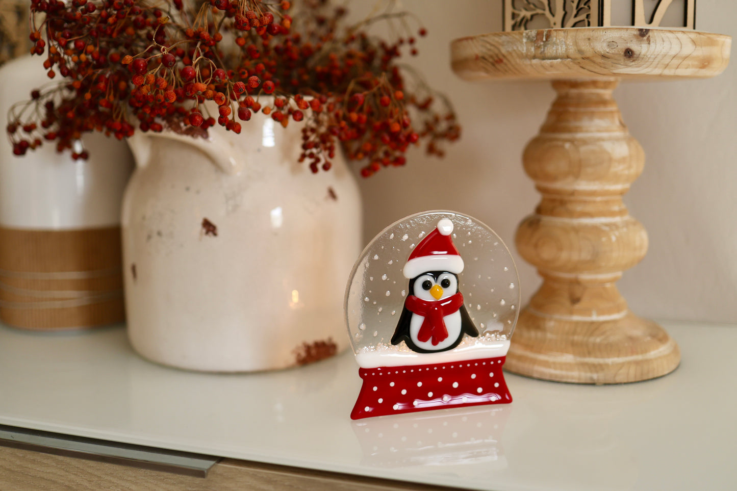 Teelichthalter "Kleiner Pinguin"