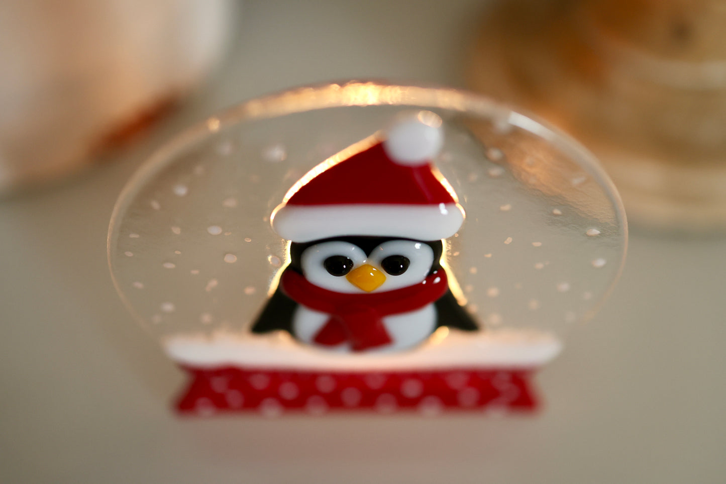 Teelichthalter "Kleiner Pinguin"